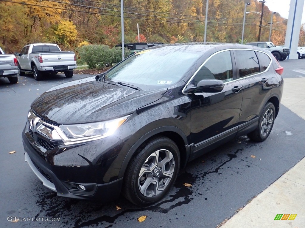 2019 CR-V EX-L AWD - Crystal Black Pearl / Black photo #6