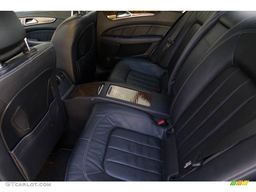 Black Interior 2012 Mercedes-Benz CLS 550 Coupe Photo #145086375