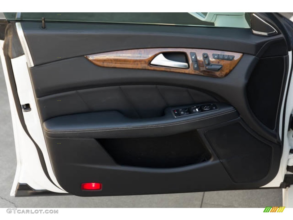 2012 Mercedes-Benz CLS 550 Coupe Black Door Panel Photo #145086912