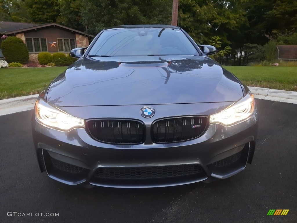 2017 M4 Coupe - Mineral Grey Metallic / Sakhir Orange/Black photo #6