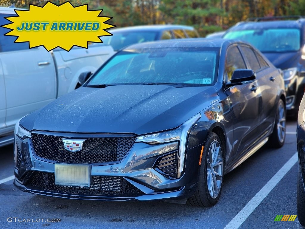 2021 CT4 V-Series AWD - Shadow Metallic / Jet Black photo #1