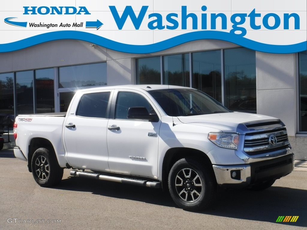 2016 Tundra TRD Pro CrewMax 4x4 - Super White / Black photo #1