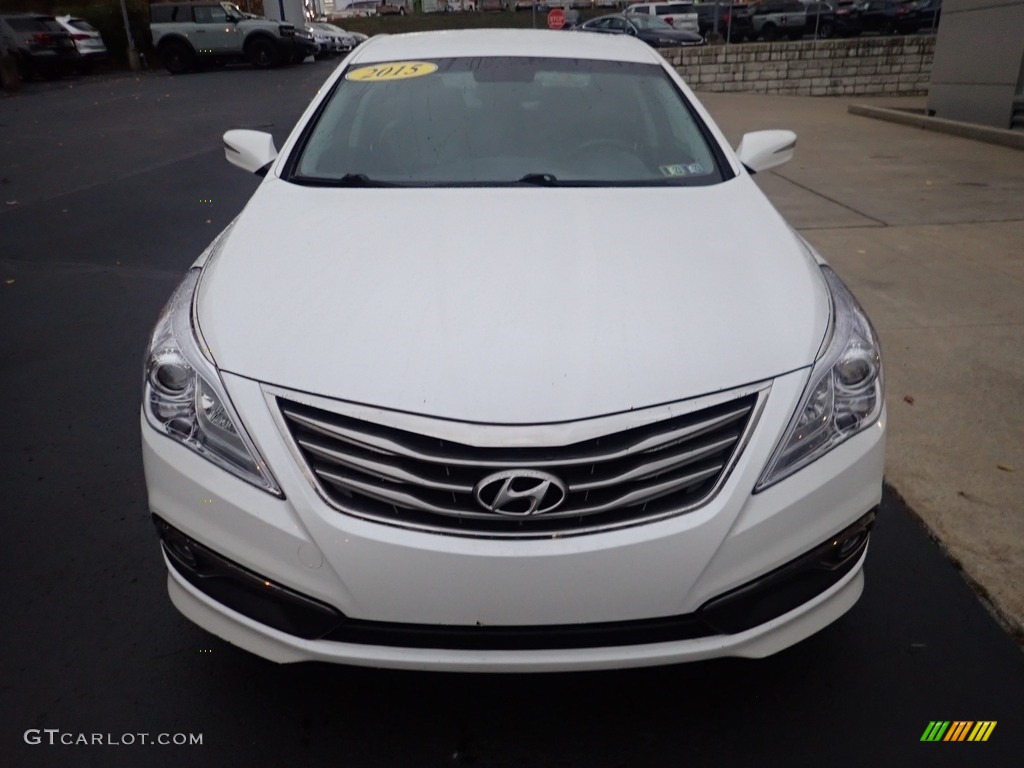 2015 Azera  - Diamond White Pearl / Graphite Black photo #8