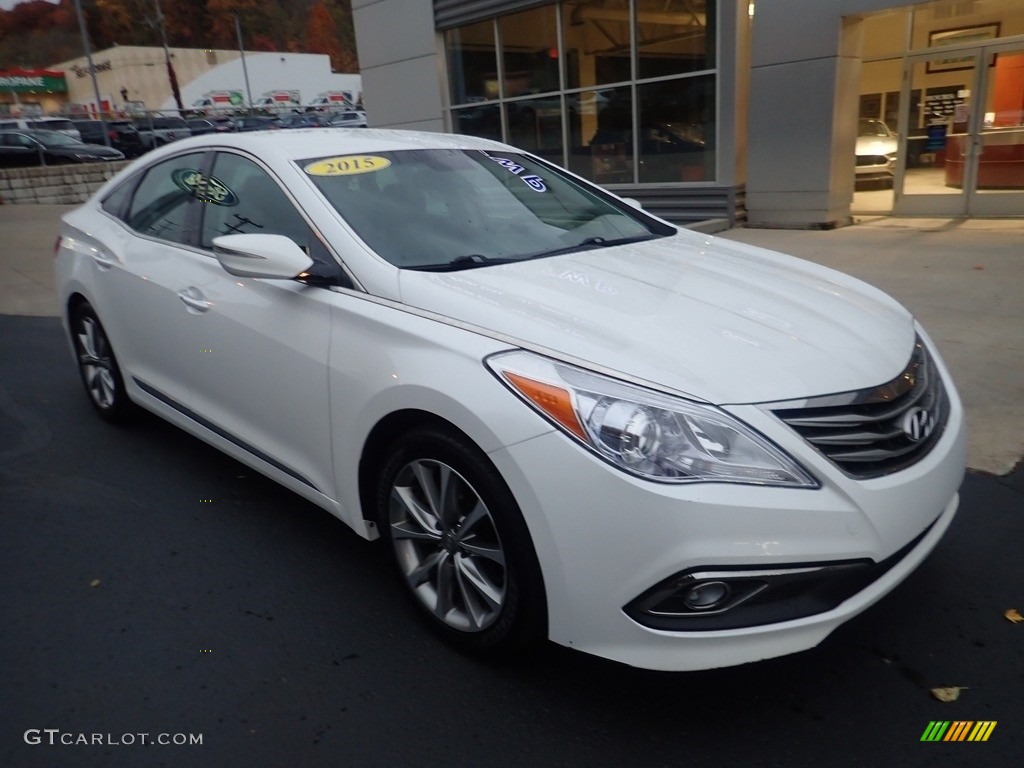 Diamond White Pearl 2015 Hyundai Azera Standard Azera Model Exterior Photo #145087685