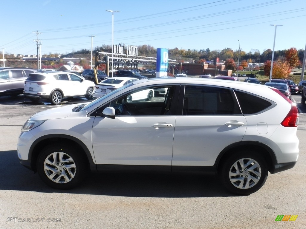 2016 CR-V EX AWD - White Diamond Pearl / Beige photo #4