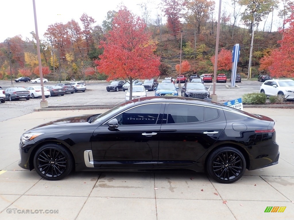 Aurora Black Pearl 2019 Kia Stinger Premium AWD Exterior Photo #145089561