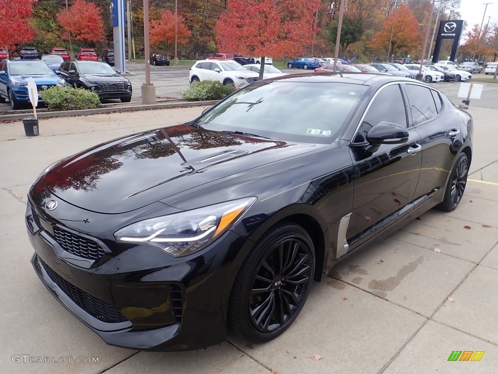 Aurora Black Pearl 2019 Kia Stinger Premium AWD Exterior Photo #145089585