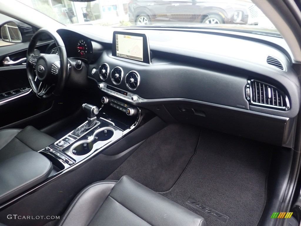 2019 Kia Stinger Premium AWD Black Dashboard Photo #145089686