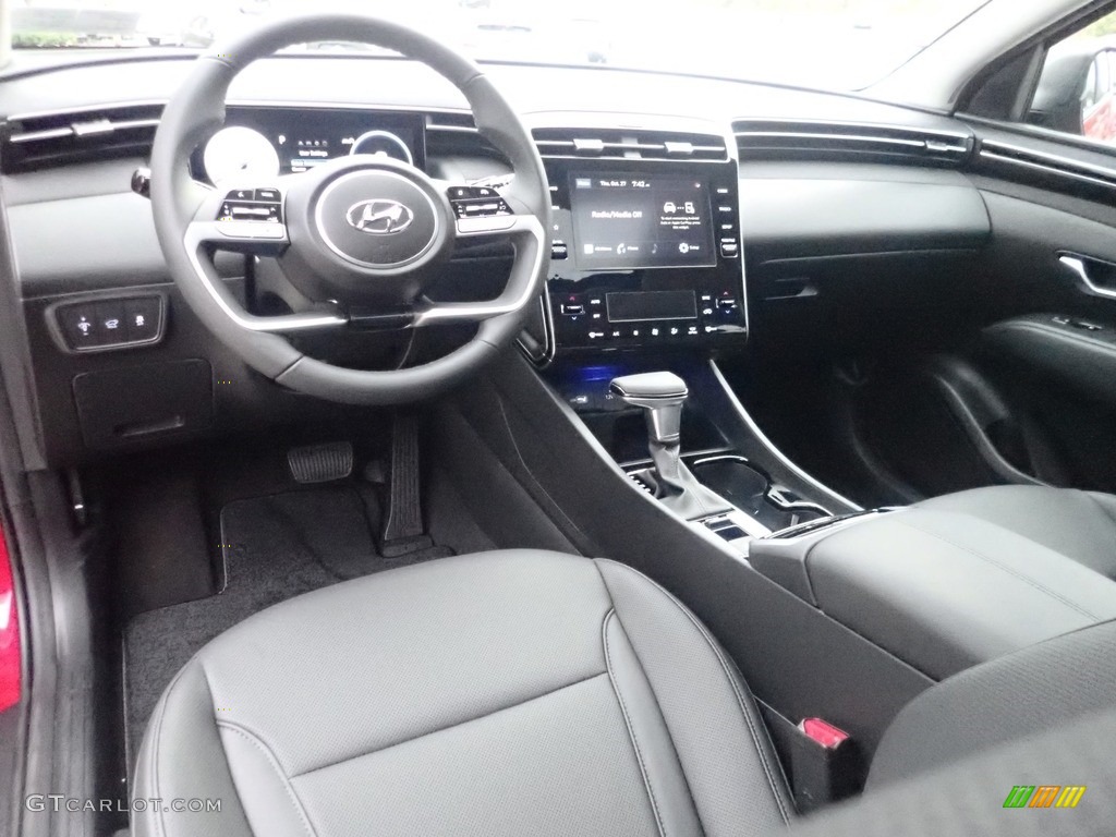 Black Interior 2023 Hyundai Tucson SEL AWD Photo #145090341