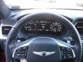 Black/Gray 2020 Hyundai Genesis G80 AWD Steering Wheel