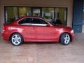 2008 Sedona Red Metallic BMW 1 Series 128i Coupe  photo #2