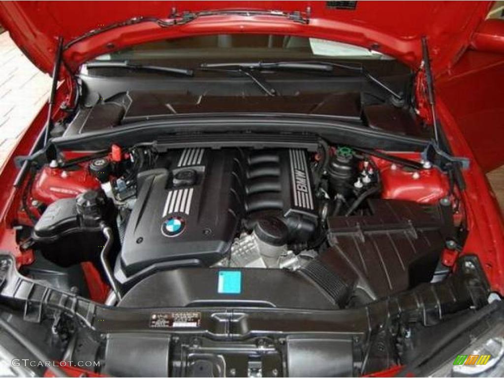2008 1 Series 128i Coupe - Sedona Red Metallic / Black photo #17
