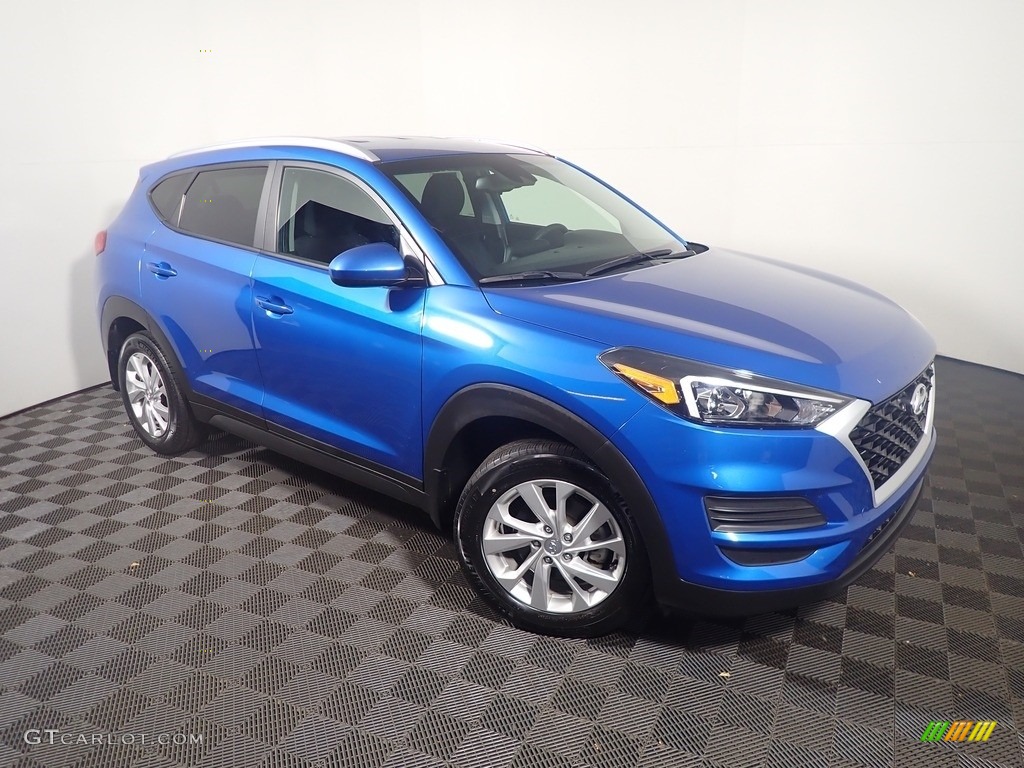 2020 Tucson Value AWD - Aqua Blue / Black photo #3