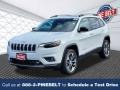 2022 Bright White Jeep Cherokee Limited 4x4  photo #1