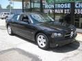 2008 Brilliant Black Crystal Pearl Dodge Charger R/T  photo #4