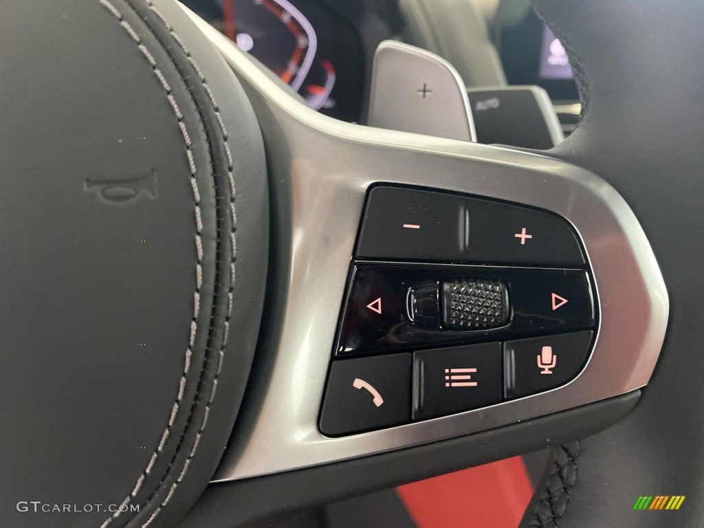 2023 BMW 8 Series 840i Gran Coupe Fiona Red/Black Steering Wheel Photo #145093227