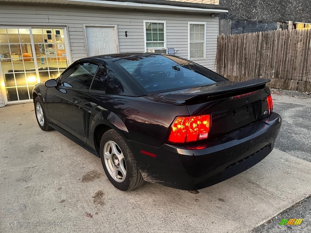 2003 Mustang V6 Coupe - Black / Medium Graphite photo #8