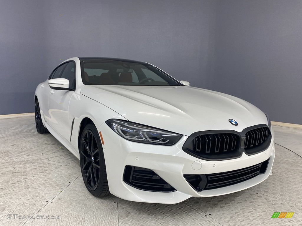 Mineral White Metallic 2023 BMW 8 Series 840i Gran Coupe Exterior Photo #145093476
