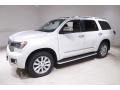 2019 Blizzard White Pearl Toyota Sequoia Platinum 4x4  photo #3