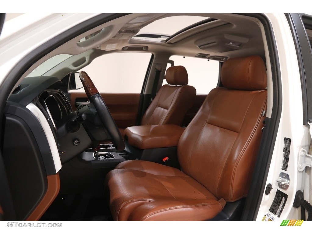 2019 Toyota Sequoia Platinum 4x4 Front Seat Photo #145093717