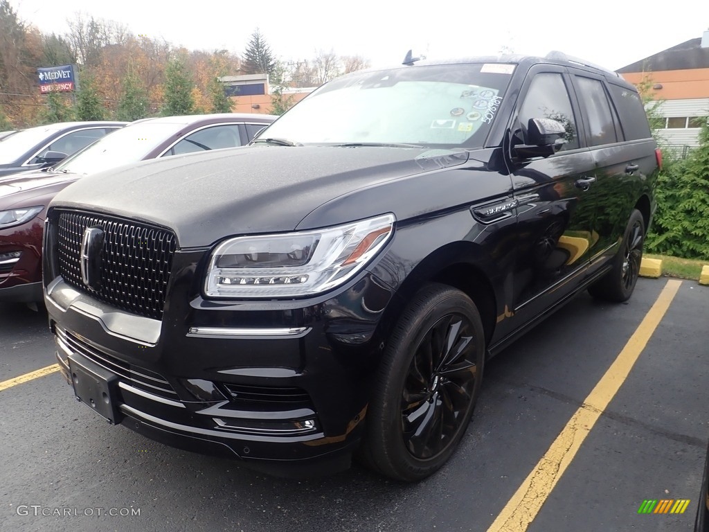 Infinite Black 2021 Lincoln Navigator Reserve 4x4 Exterior Photo #145093748