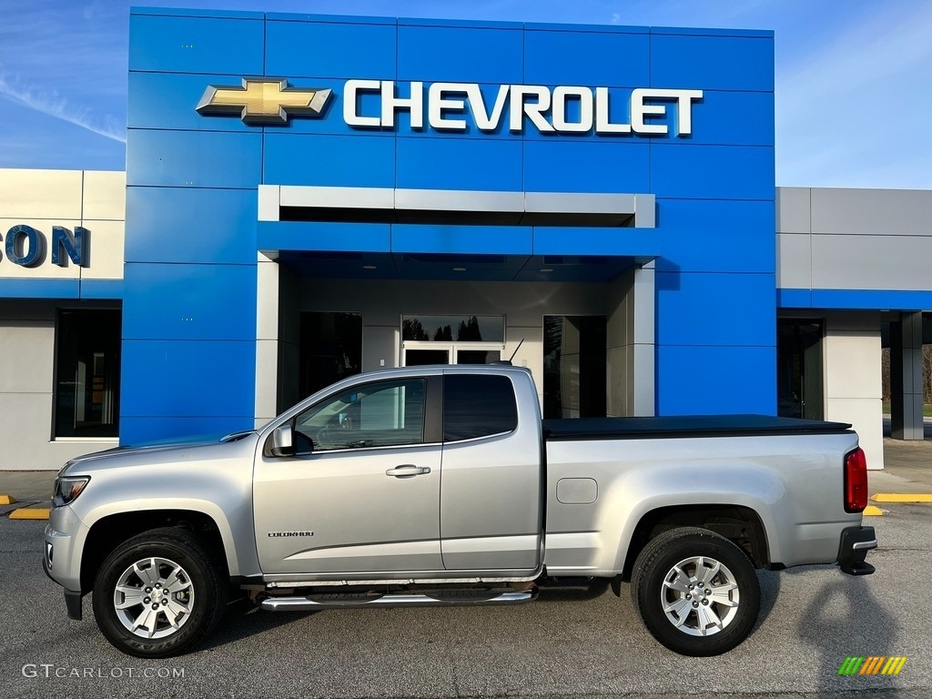 2015 Colorado LT Extended Cab - Silver Ice Metallic / Jet Black photo #1