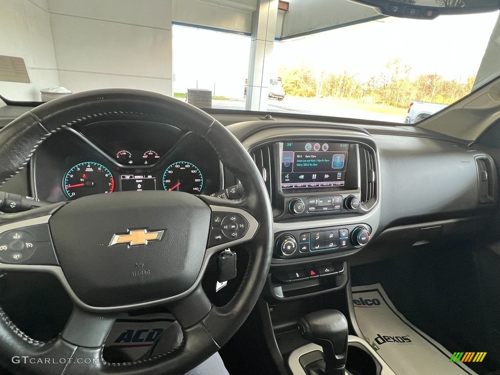 2015 Chevrolet Colorado LT Extended Cab Jet Black Dashboard Photo #145094168