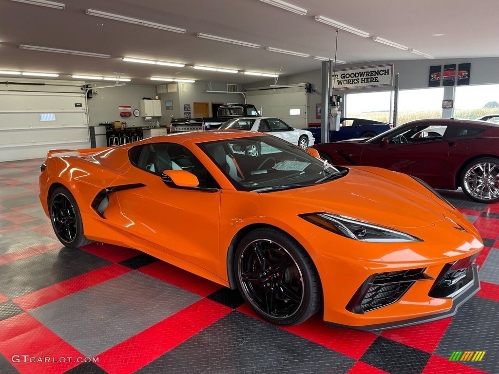 Amplify Orange Tintcoat 2022 Chevrolet Corvette Stingray Coupe Exterior Photo #145094252