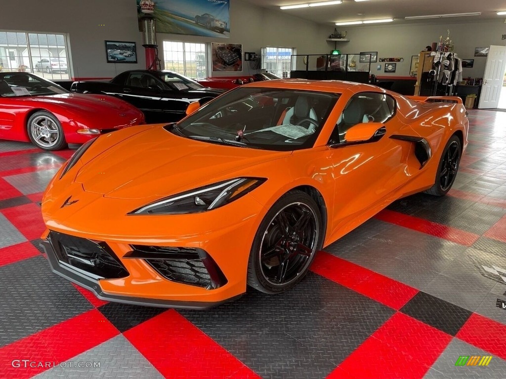 Amplify Orange Tintcoat 2022 Chevrolet Corvette Stingray Coupe Exterior Photo #145094270