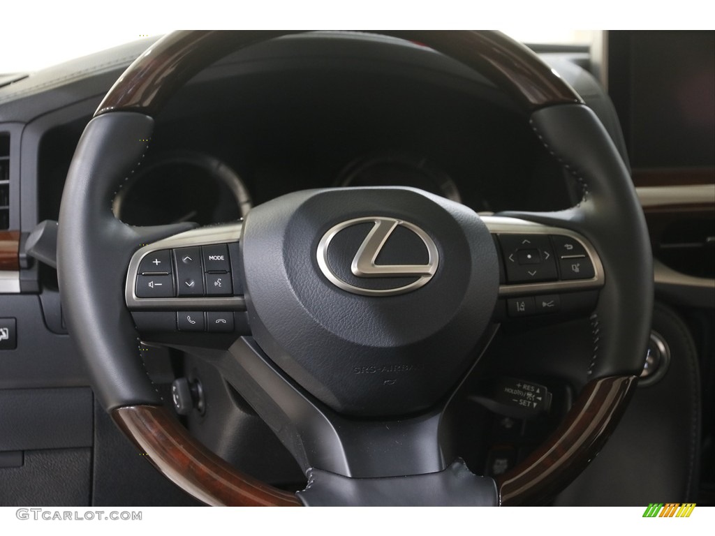2020 Lexus LX 570 Black Steering Wheel Photo #145094279