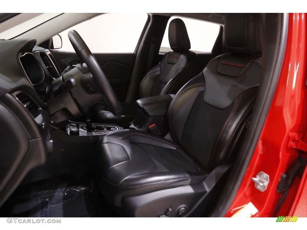 2019 Cherokee Trailhawk 4x4 - Firecracker Red / Black photo #5
