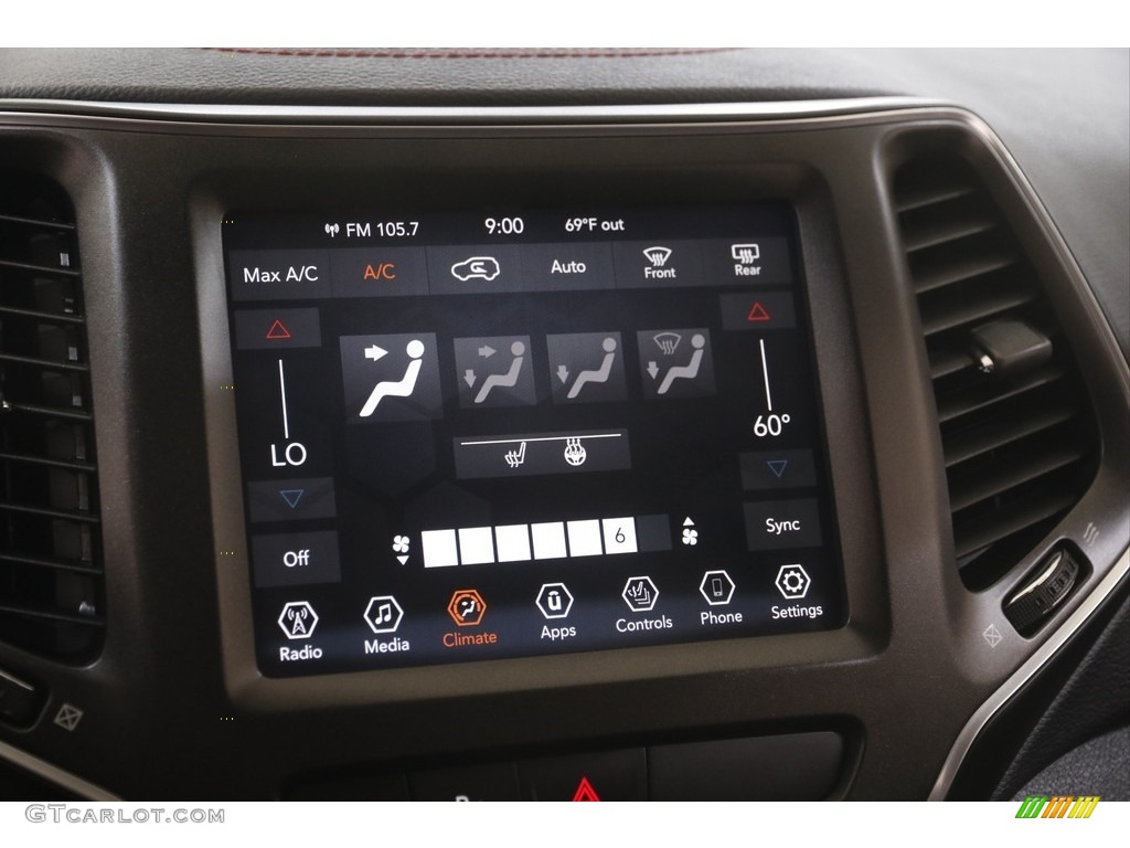 2019 Cherokee Trailhawk 4x4 - Firecracker Red / Black photo #11