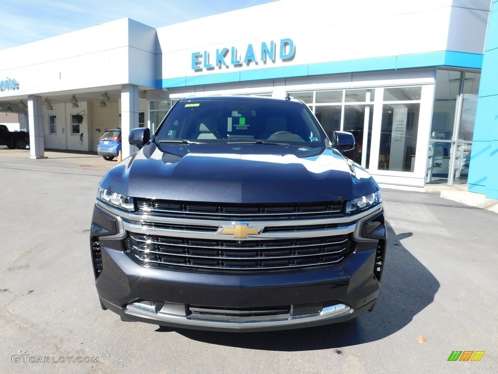 2022 Suburban LT 4WD - Dark Ash Metallic / Gideon/­Very Dark Atmosphere photo #2
