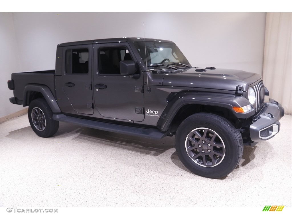 2021 Gladiator Overland 4x4 - Granite Crystal Metallic / Black photo #1