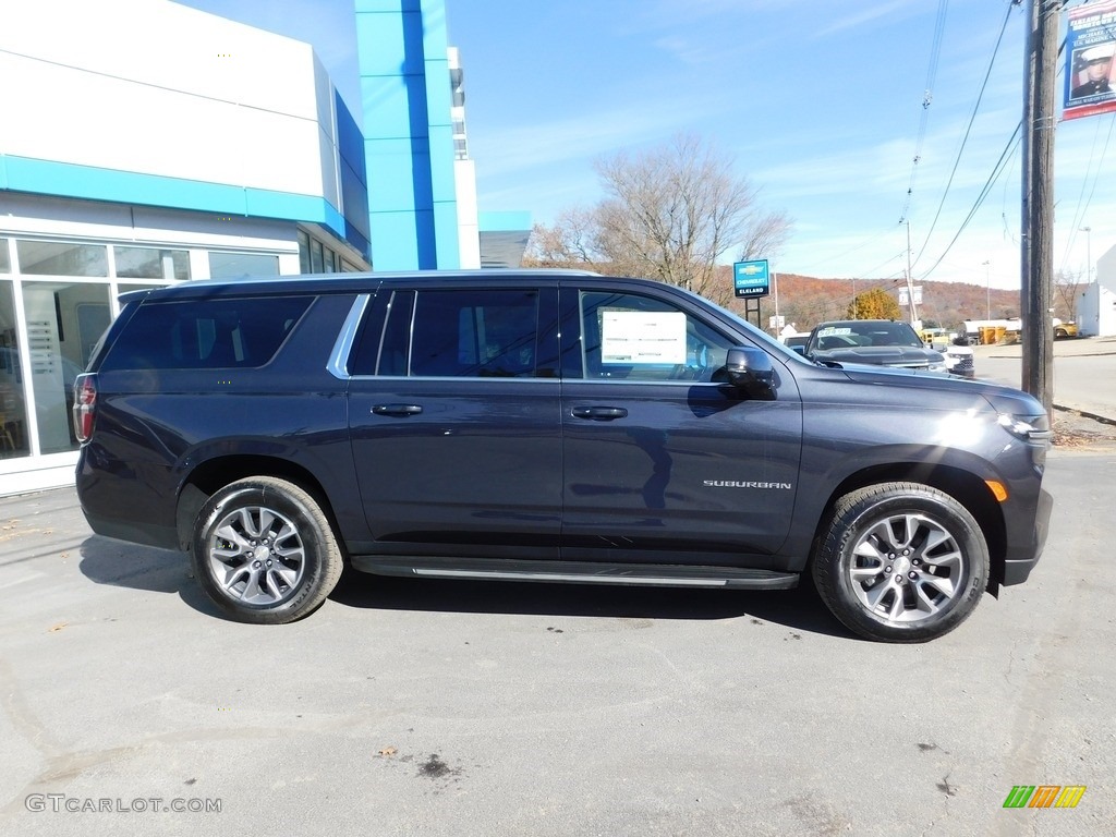 2022 Suburban LT 4WD - Dark Ash Metallic / Gideon/­Very Dark Atmosphere photo #6