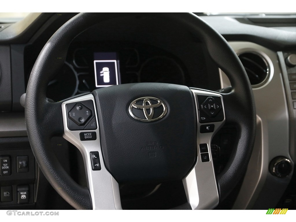 2020 Toyota Tundra SR5 CrewMax 4x4 Graphite Steering Wheel Photo #145096134