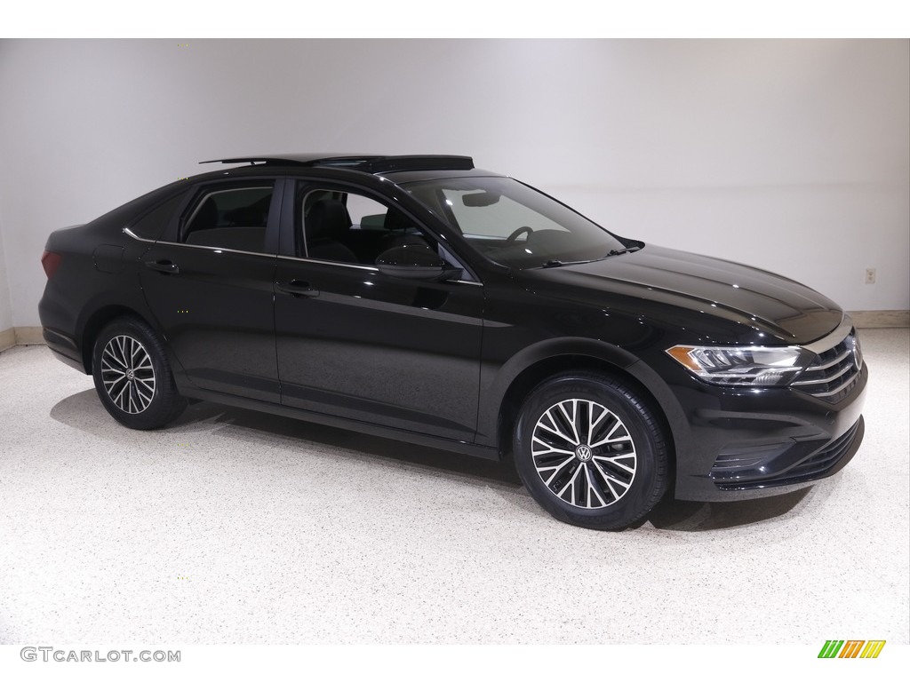 2021 Jetta SE - Black Uni / Titan Black photo #1