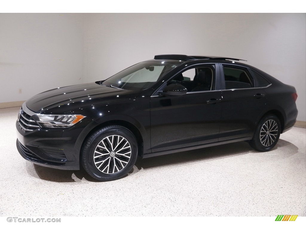 2021 Jetta SE - Black Uni / Titan Black photo #3