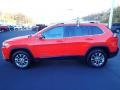 2021 Spitfire Orange Jeep Cherokee Latitude Lux 4x4  photo #2