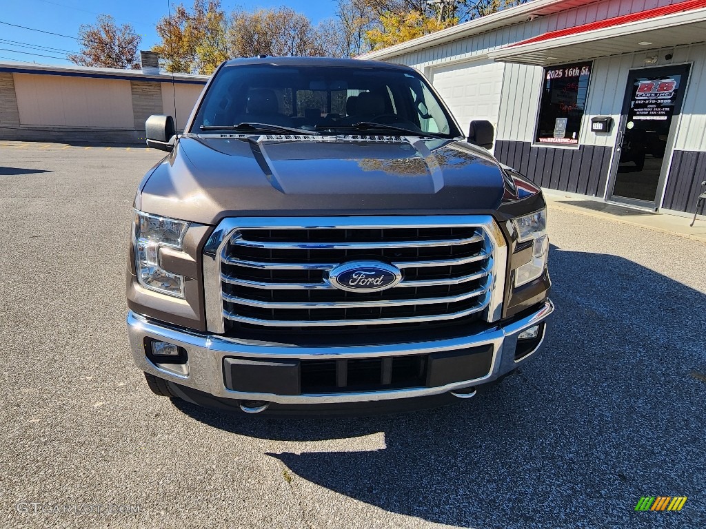 2015 F150 XLT SuperCrew 4x4 - Caribou Metallic / Medium Earth Gray photo #31