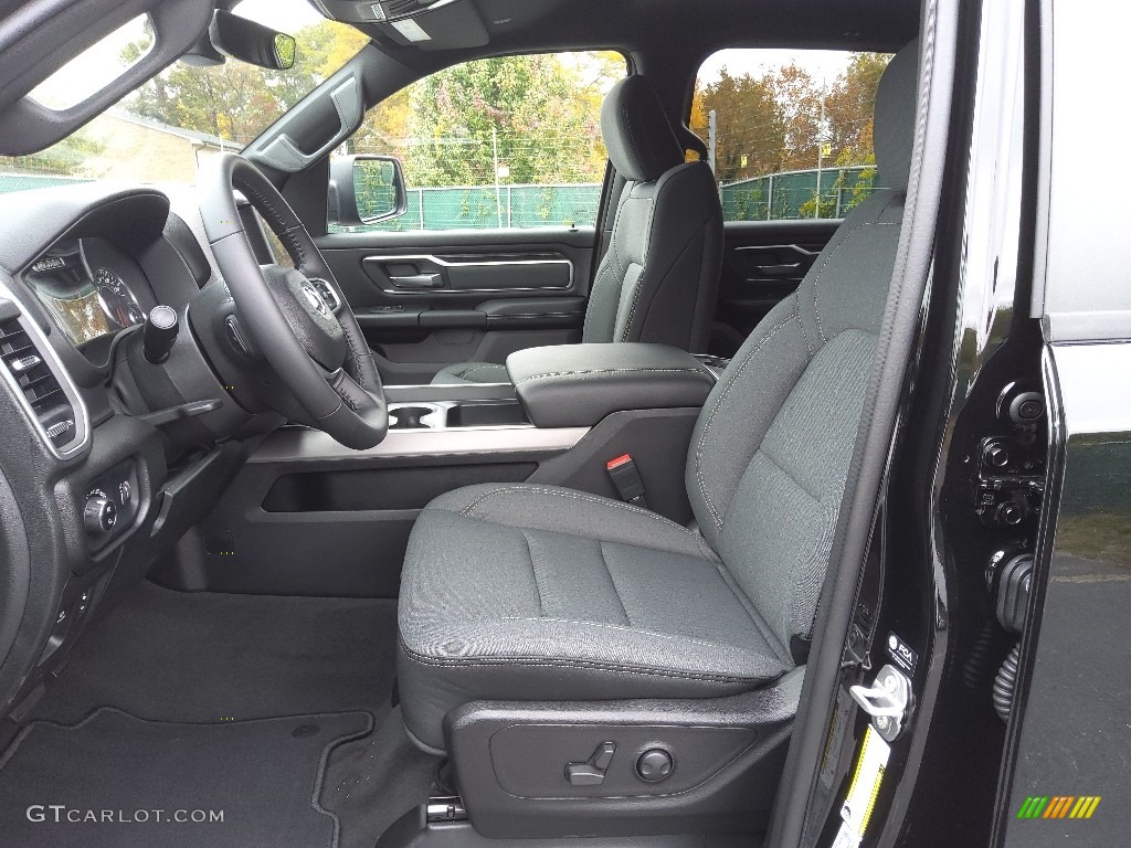Black Interior 2022 Ram 1500 Big Horn Crew Cab 4x4 Photo #145097659
