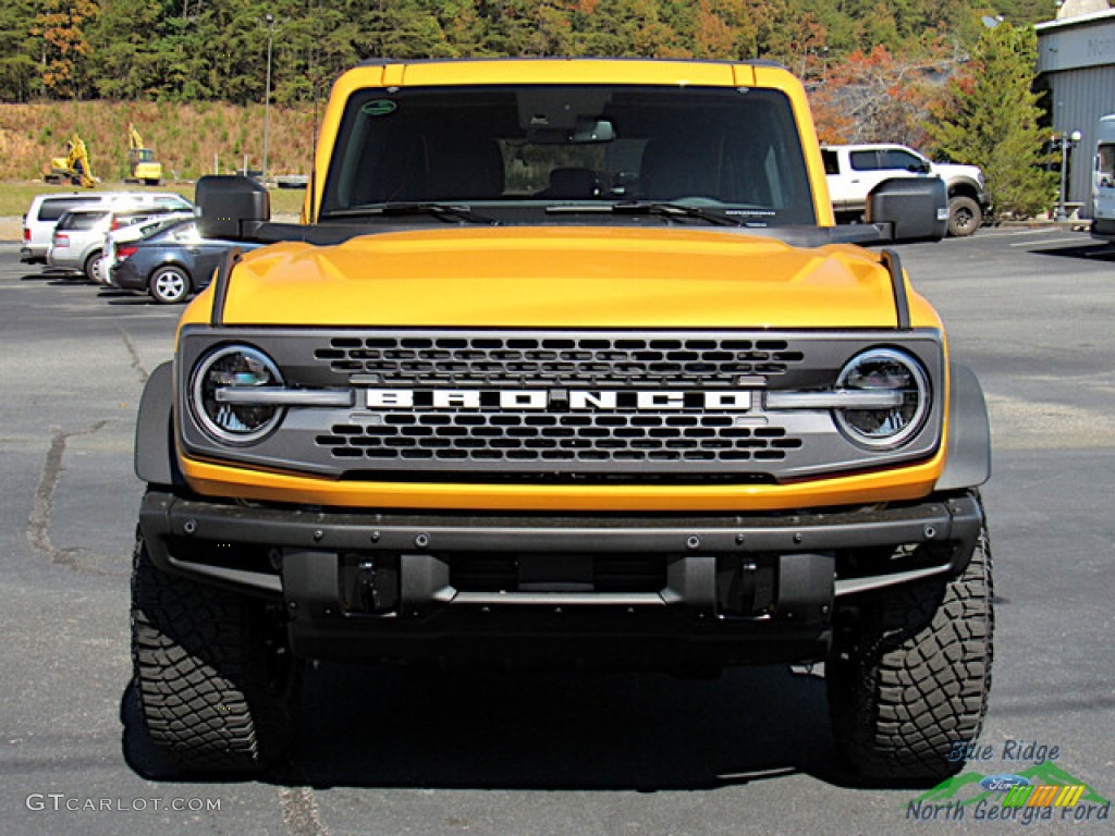 2022 Bronco Badlands 4x4 4-Door - Cyber Orange Metallic Tricoat / Black Onyx photo #4