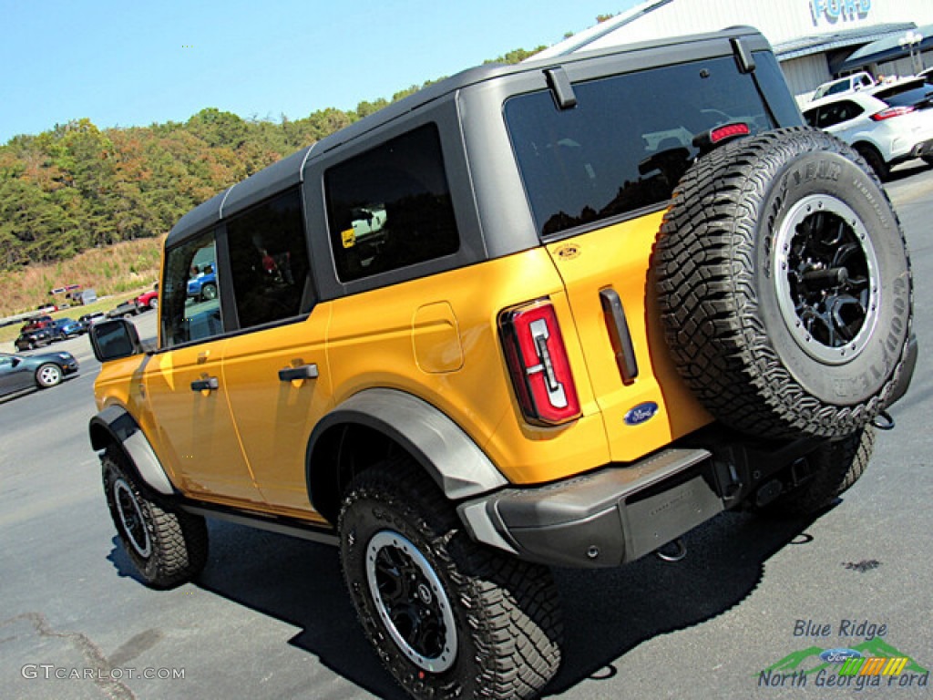 2022 Bronco Badlands 4x4 4-Door - Cyber Orange Metallic Tricoat / Black Onyx photo #30