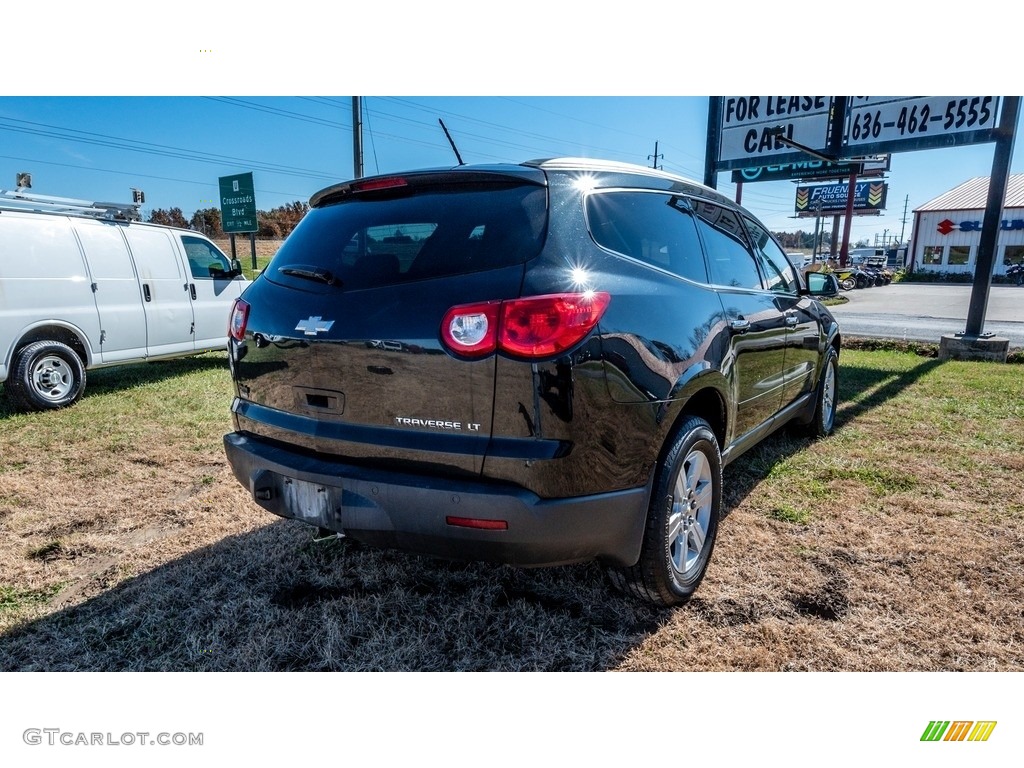 2012 Traverse LT AWD - Dark Blue Metallic / Dark Gray/Light Gray photo #4