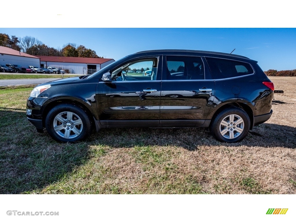2012 Traverse LT AWD - Dark Blue Metallic / Dark Gray/Light Gray photo #7