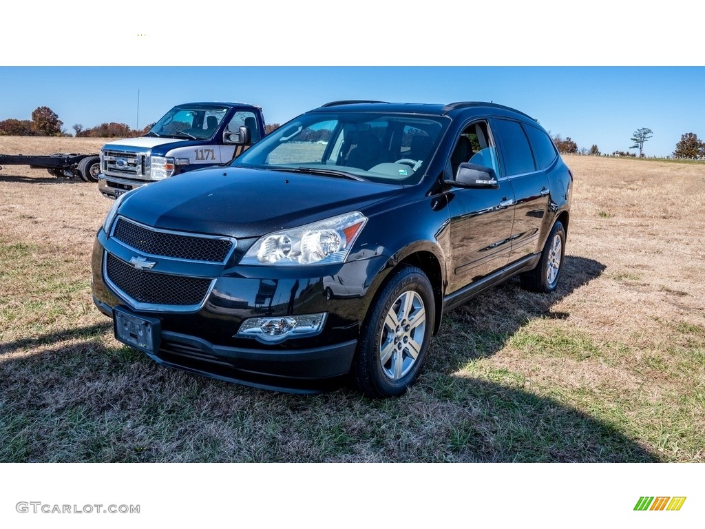 2012 Traverse LT AWD - Dark Blue Metallic / Dark Gray/Light Gray photo #8