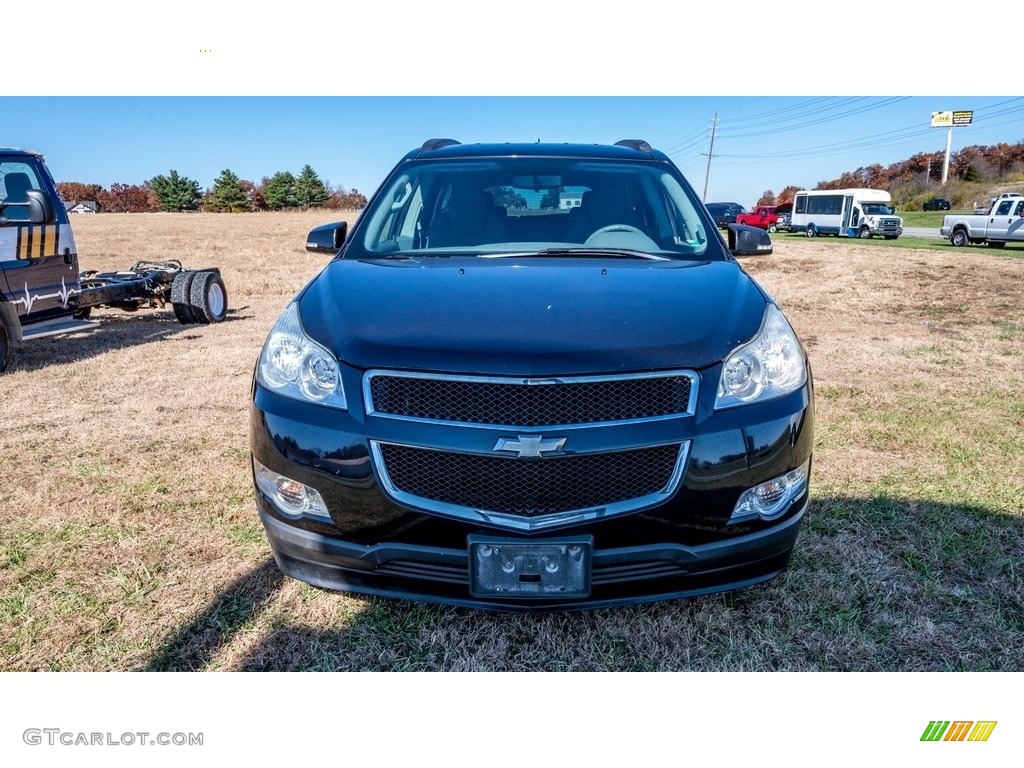 2012 Traverse LT AWD - Dark Blue Metallic / Dark Gray/Light Gray photo #9