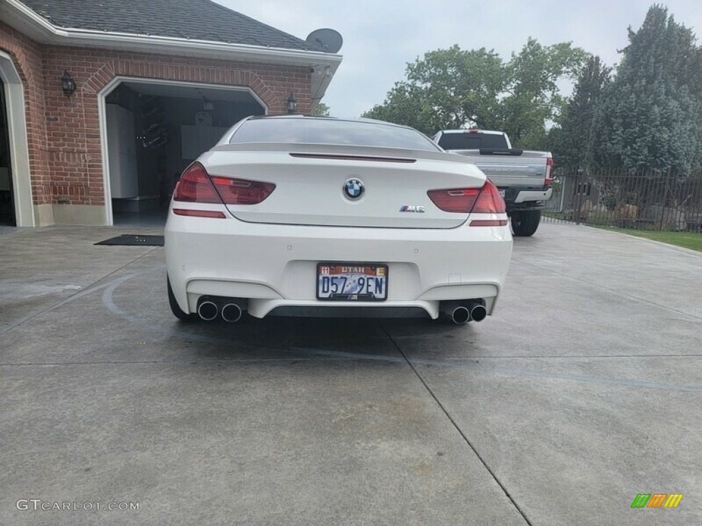 2013 M6 Coupe - Alpine White / BMW Individual Platinum/Black photo #9