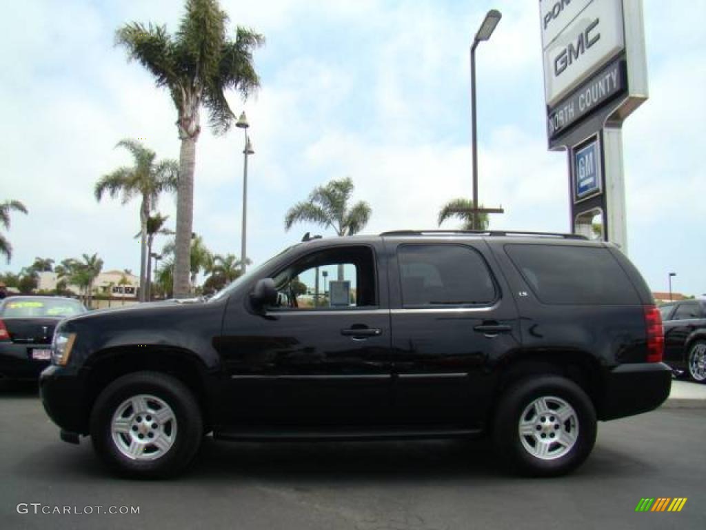 2008 Tahoe LS - Black / Ebony photo #3
