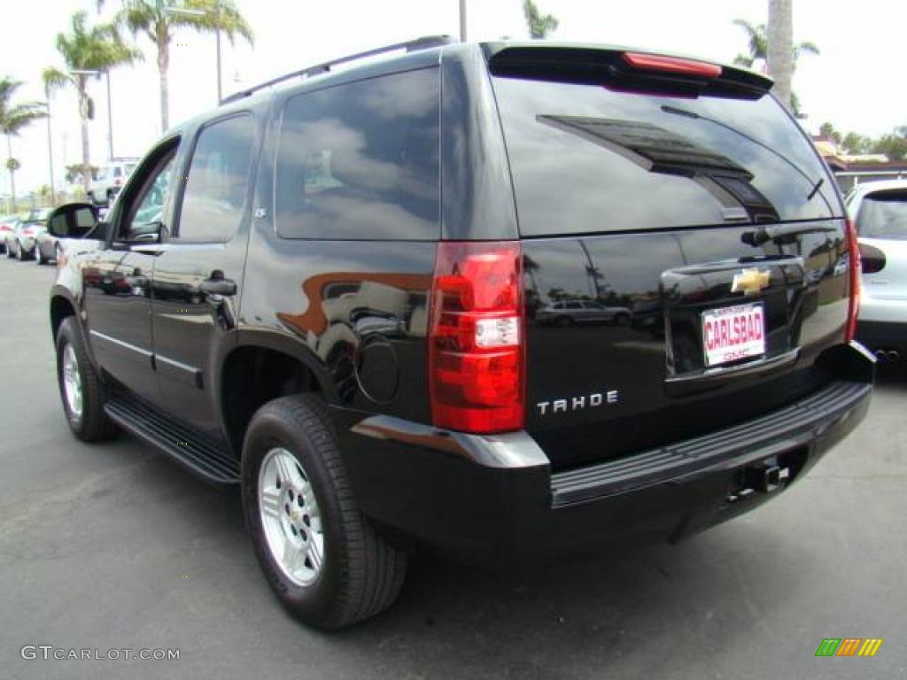 2008 Tahoe LS - Black / Ebony photo #4